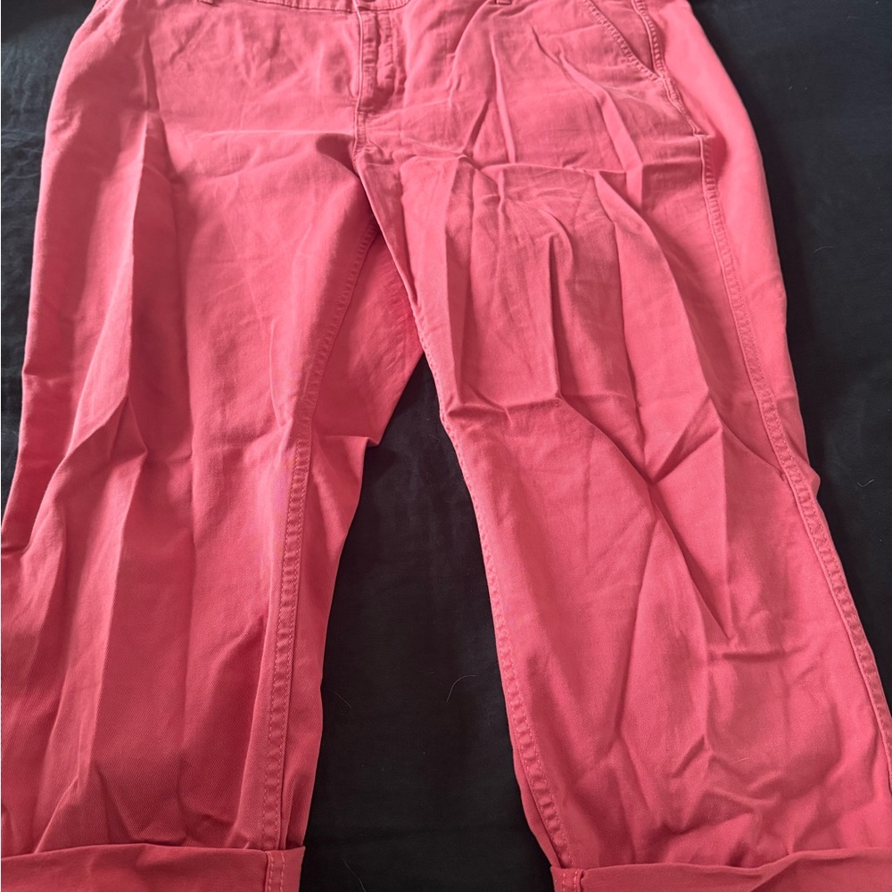 J.Crew women’s chinos in Nantucket Red
